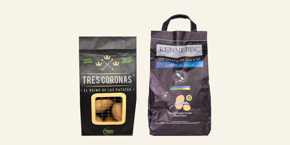 Patatas gallegas IGP de Galicia bolsa 3 kg o patata origen España bolsa 2,5 kg  MULTIMARCA