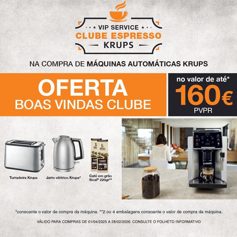 Krups Oferta Boas Vindas