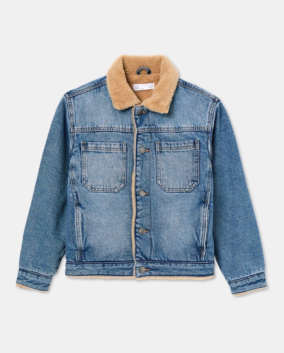 Imagem 0 de Blusão Liso de Ganga Forrada