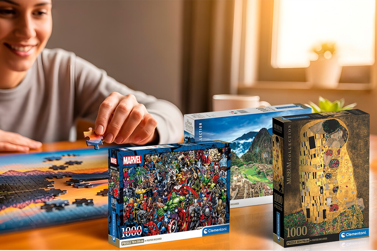 2x1 en puzzles de Clementoni a partir de 500 piezas