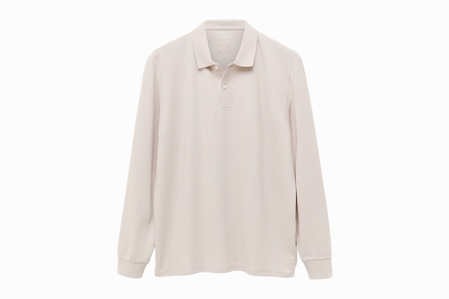 Polo Piqué com Manga Comprida