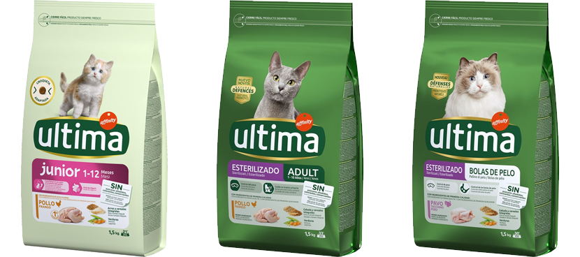 ULTIMA Pienso para gato, bolsa 1,5 kg