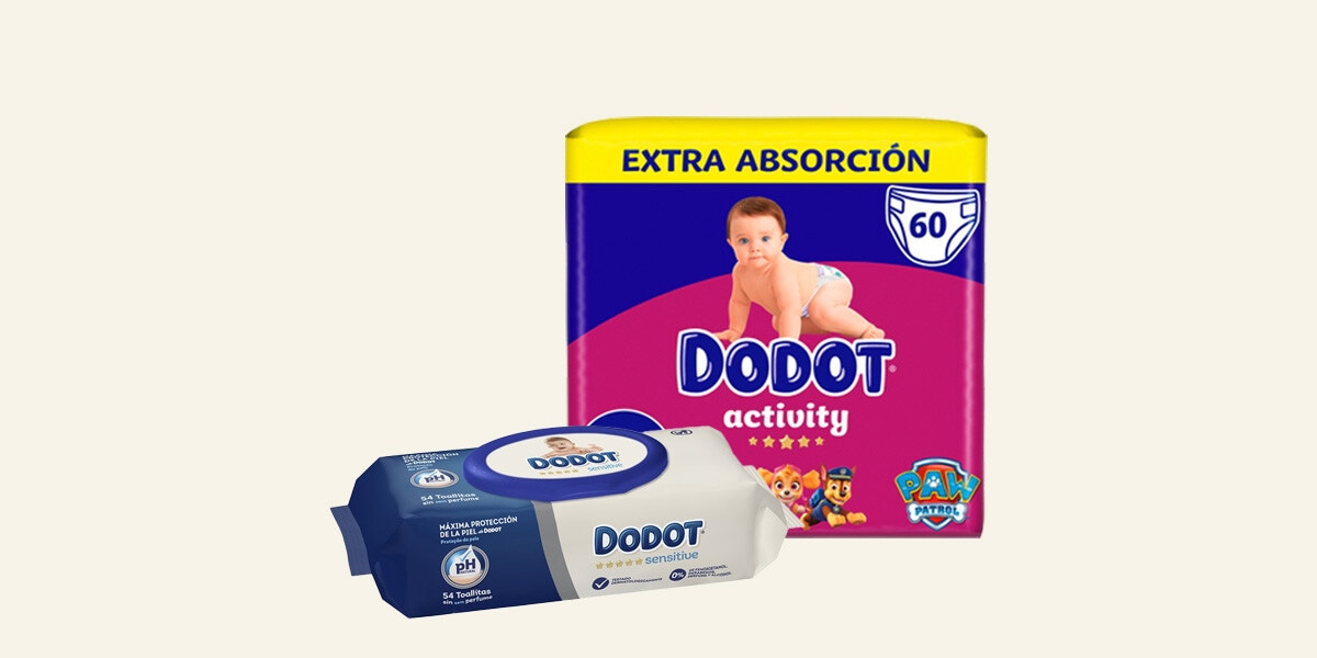 Pañales y toallitas DODOT