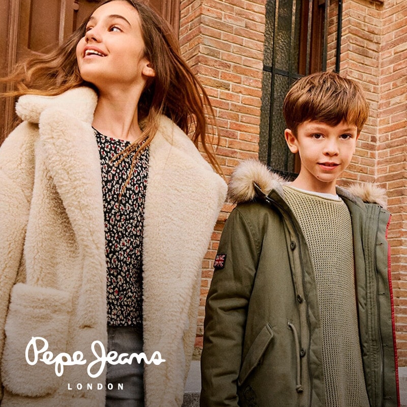Aproveitar os Saldos até -50% na marca Pepe Jeans em Moda Infantil na loja online do El Corte Inglés
