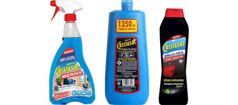 CRISTASOL Limpiadores del hogar distintas variedades y formatos