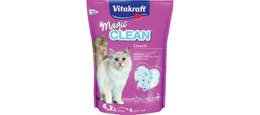VITAKRAFT Magic Clean arena perlas de sílice para gatos envase 4,2 l