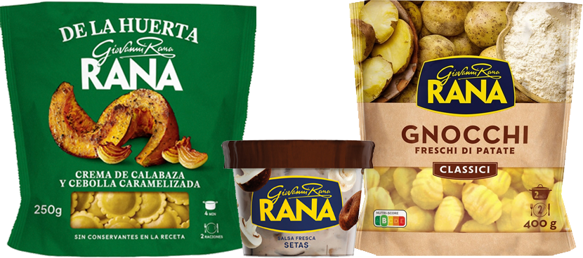 RANA Pasta fresca, salsas y gnocchis distintas variedades