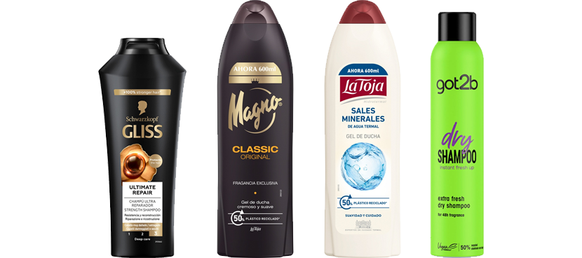 Cuidado capilar y corporal distintas variedades y formatos