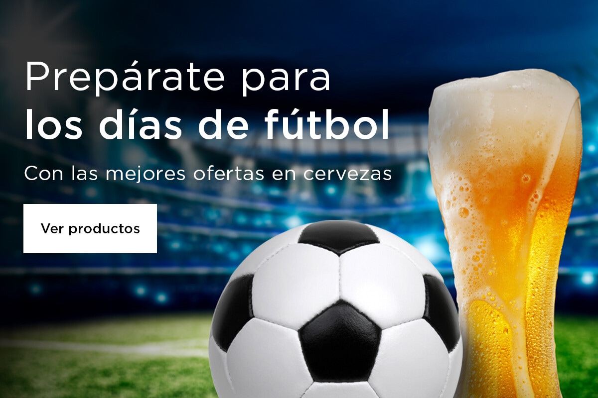 Prepárate para los días de fútbol 