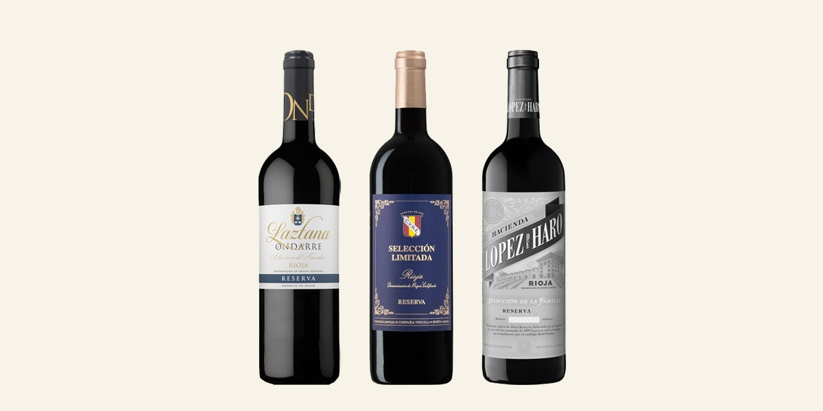 Selección vinos tintos DOCa Rioja crianza MULTIMARCA