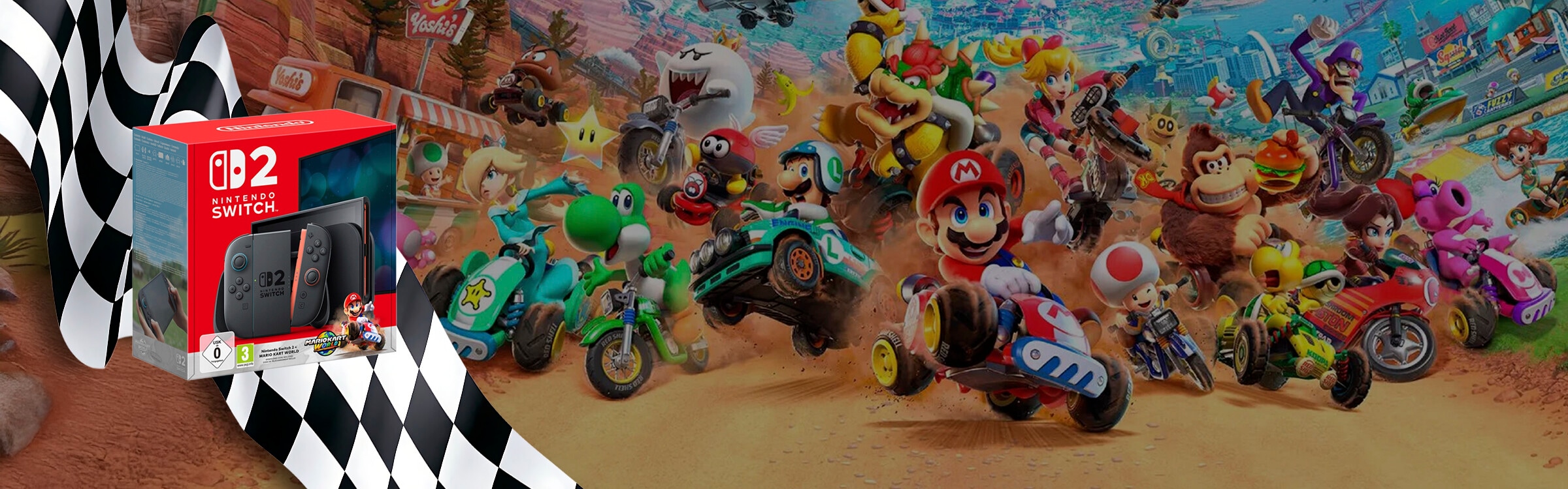 NINTENDO SWITCH 2 + Mario Kart World (digital)