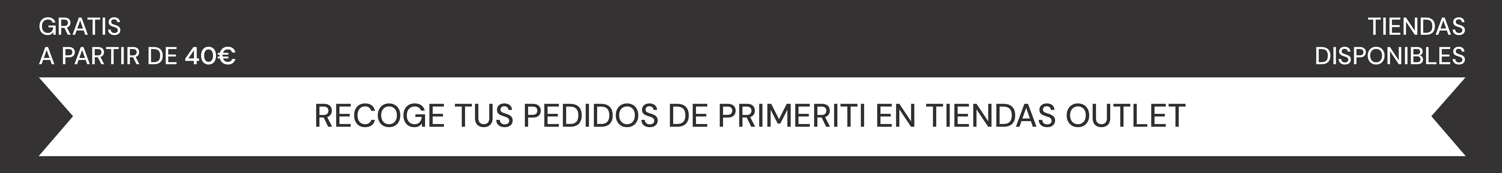 Recogida gratuita en centros Outlet