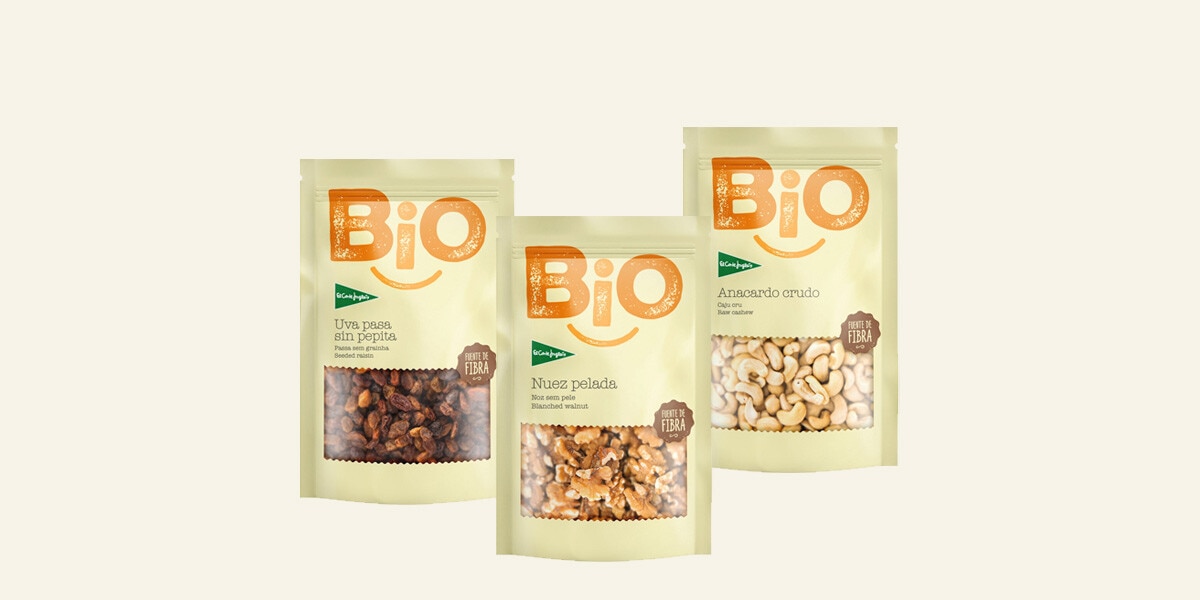 Frutos secos ecológicos EL CORTE INGLES BIO