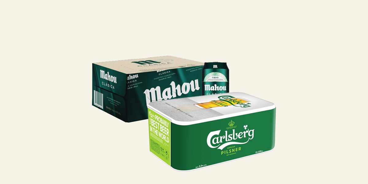 cerveza pack 12x33 cl MULTIMARCA