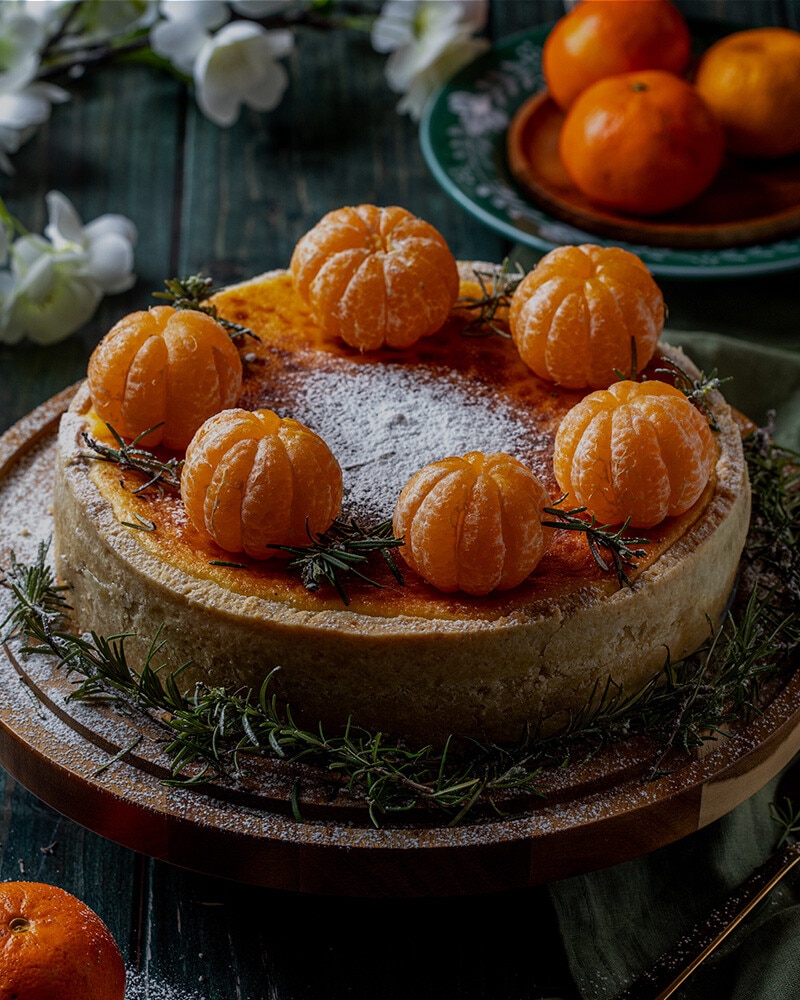 Cheesecake de Tangerina