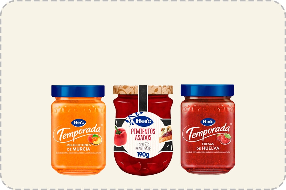 3€ de descuento por compra superior a 10€ en selección de mermeladas. Introduce este código al finalizar tu pedido DTOHERO. Exclusivo Online.