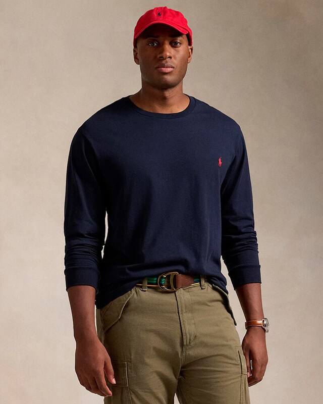 Polo Ralph Lauren tamanhos grandes em moda homem