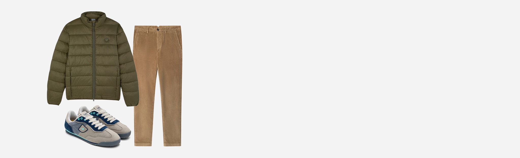 3 combinações de cores para cada estilo