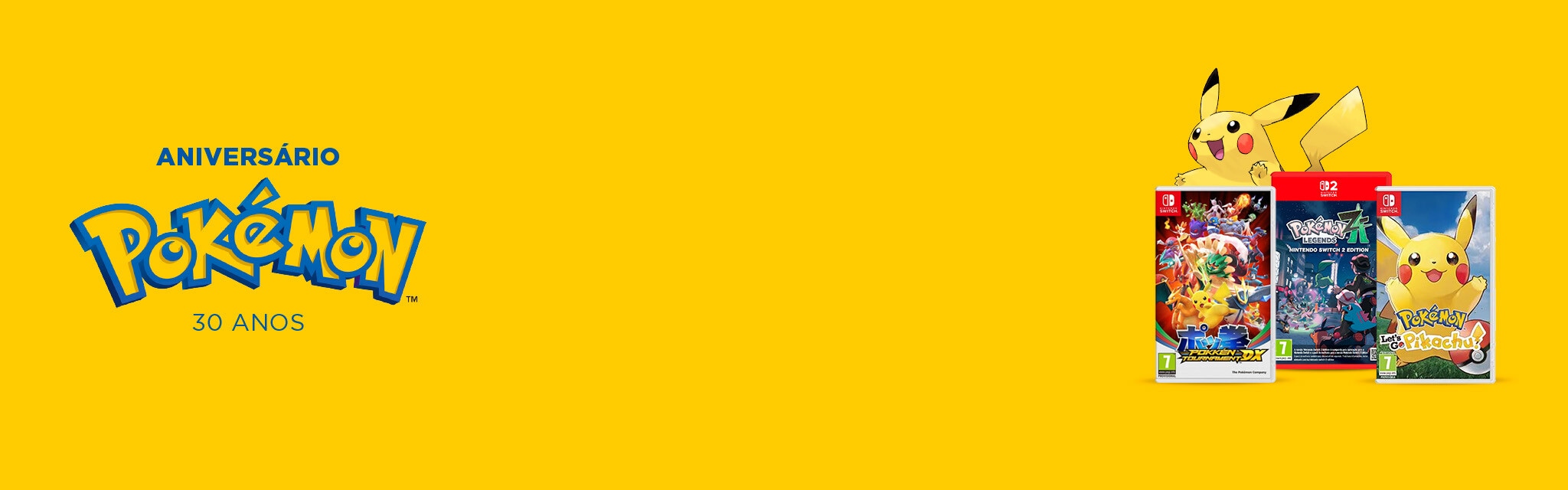 Aniversário Pokémon - 30 anos
