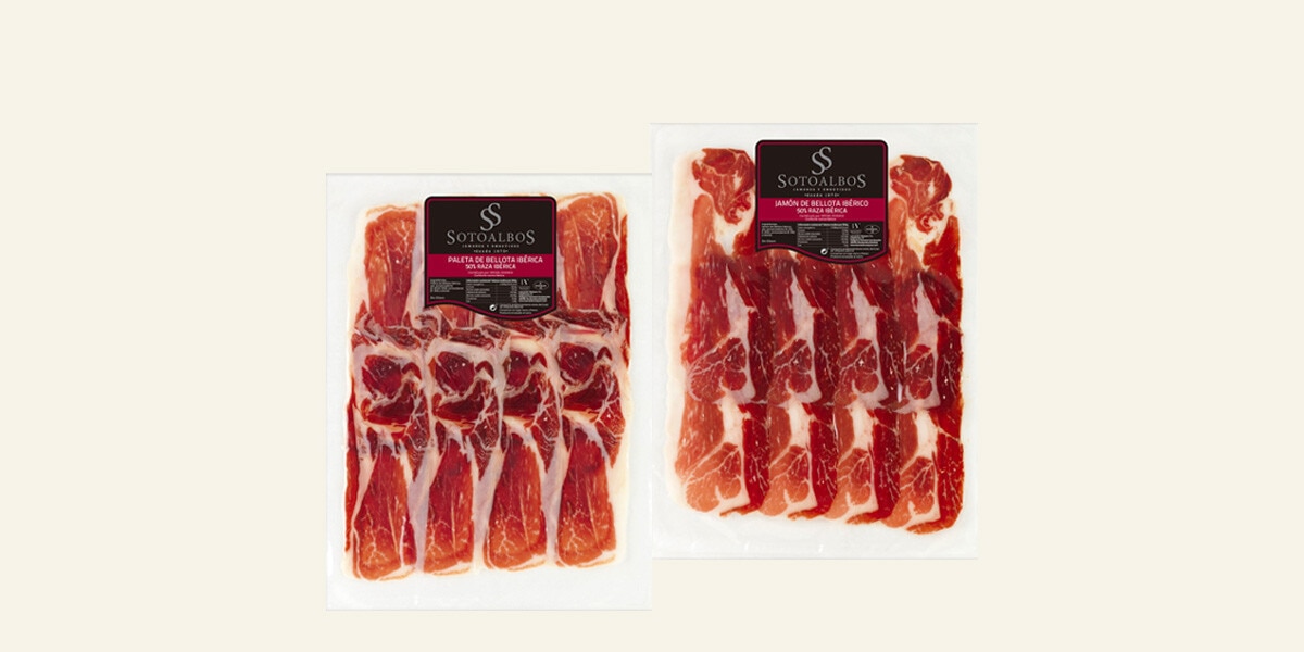 Loncheados de bellota ibérico 50% raza ibérica SOTOALBOS
