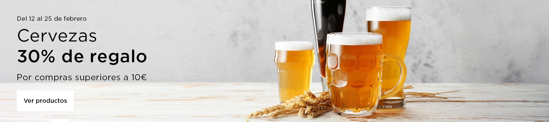 Cervezas | 30% de regalo