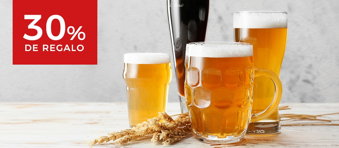 Cervezas | 30% de regalo