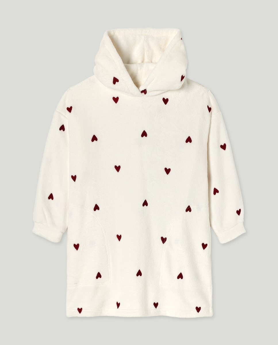 Imagem 0 de Robe com Bordado de Corações