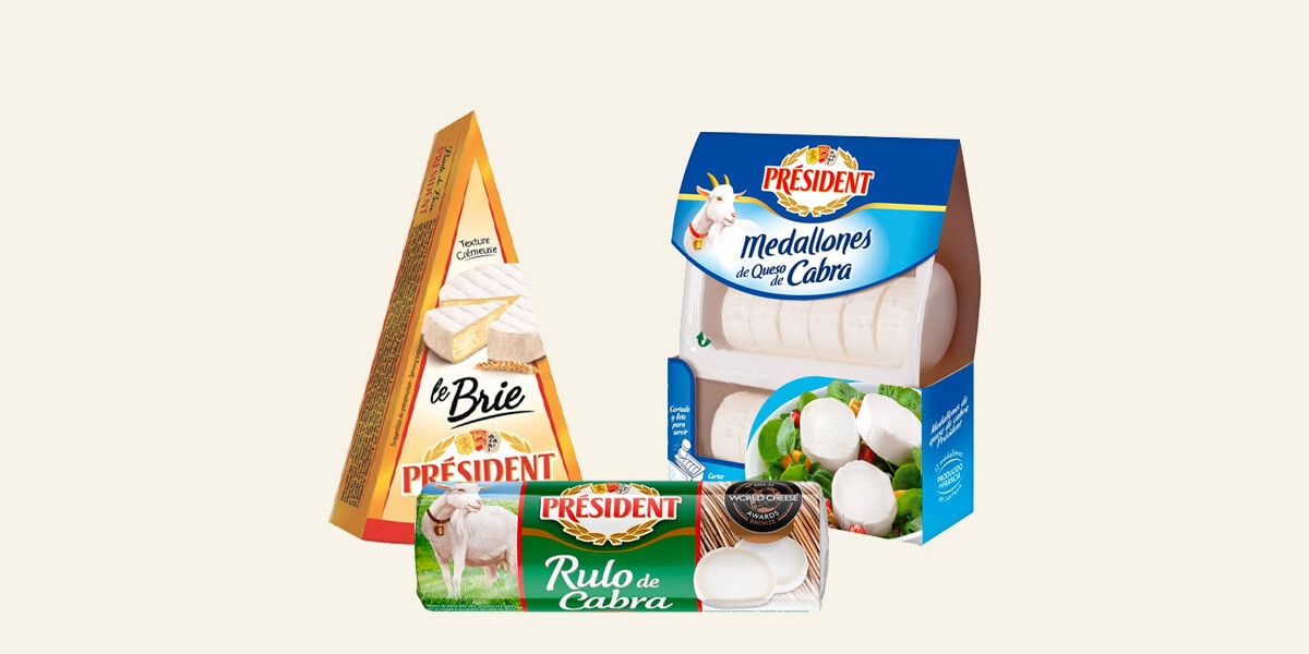 Quesos franceses PRESIDENT