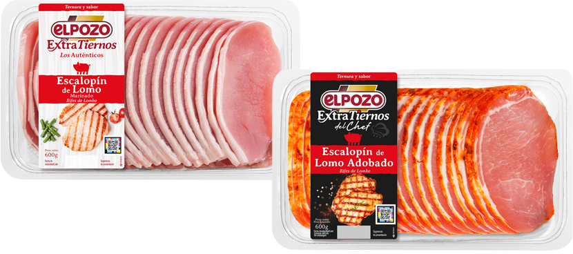 ELPOZO Escalopín de lomo de cerdo bandeja 600 g