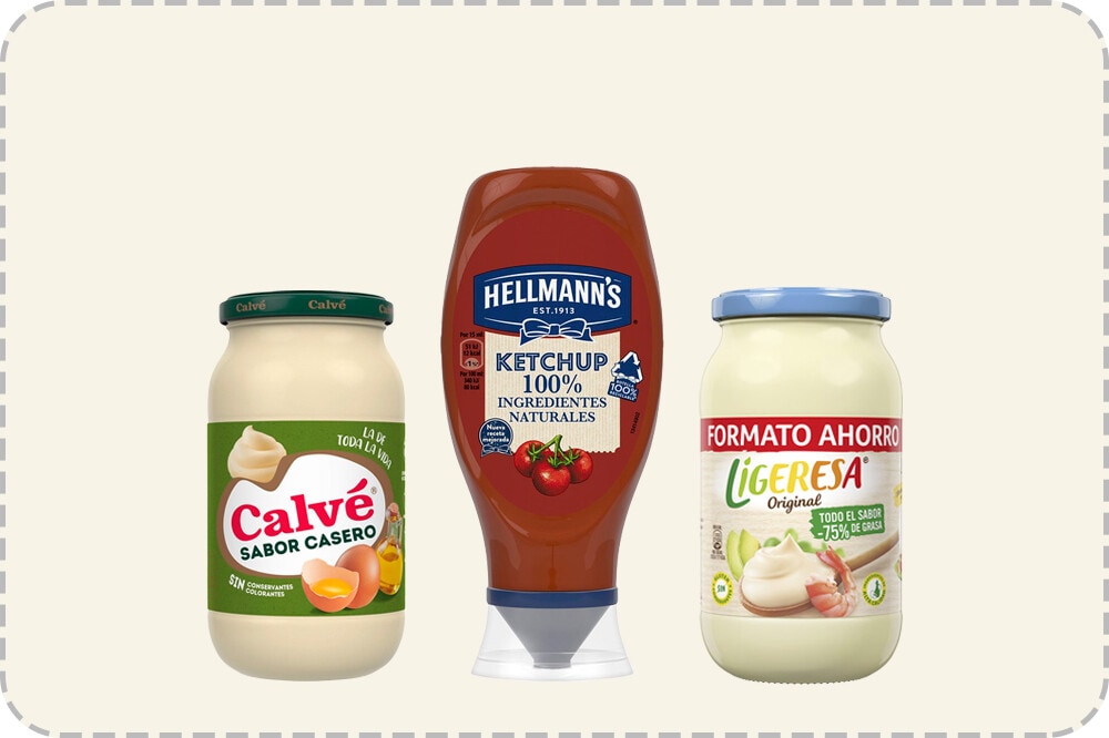 3€ de descuento por compra superior a 11€ en selección de Hellmann's, Calve y Ligeresa. Introduce código SALSASDTO al finalizar tu pedido. Exclusivo Online.