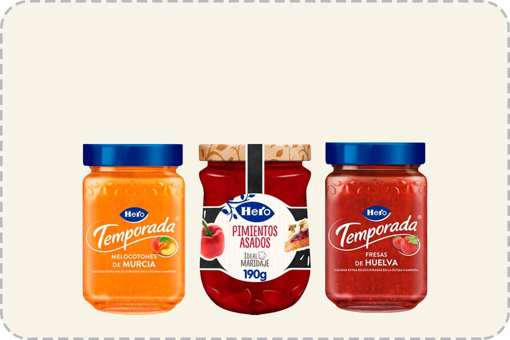 3€ de descuento por compra superior a 10€ en selección de mermeladas. Introduce este código al finalizar tu pedido DTOHERO. Exclusivo Online.
