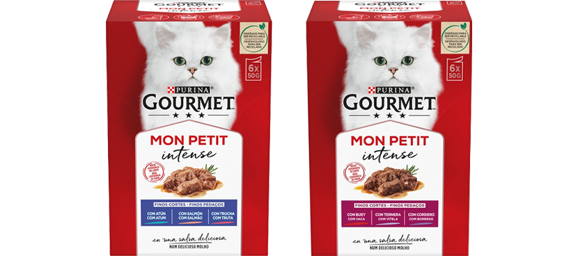 GOURMET MON PETIT Comida húmeda para gatos