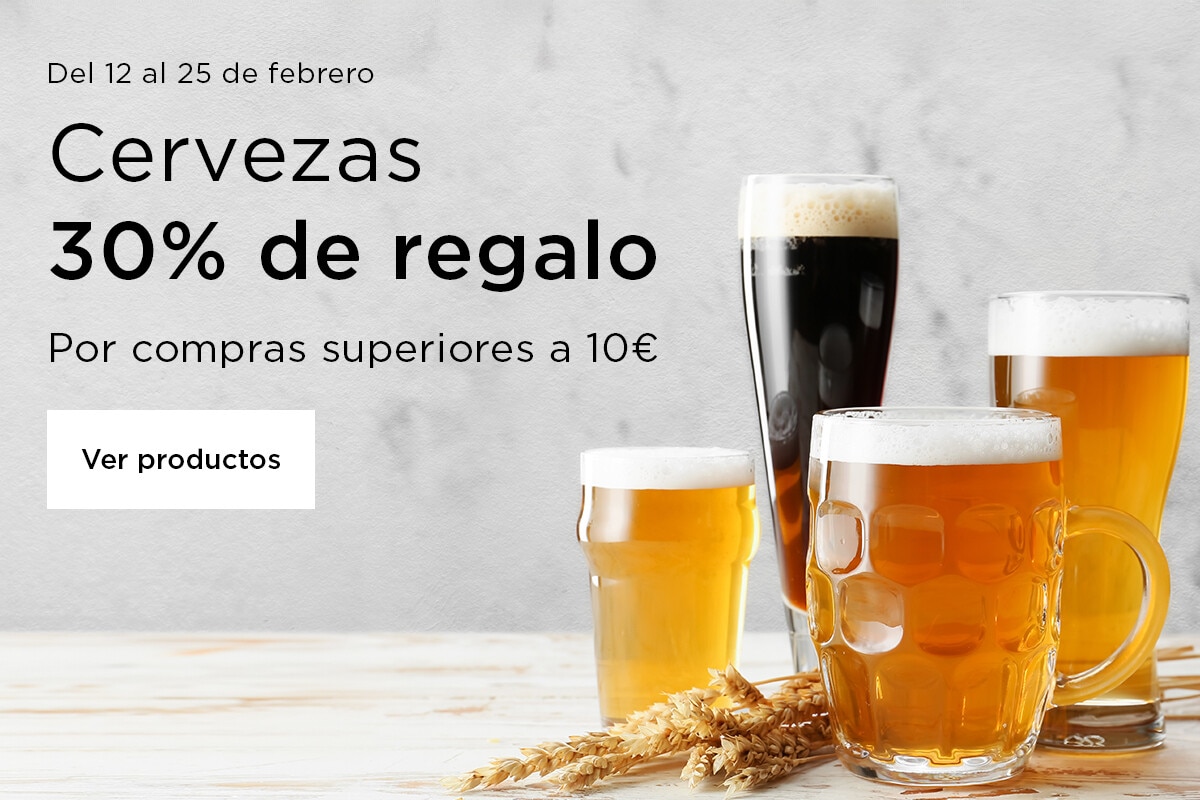 Cervezas | 30% de regalo