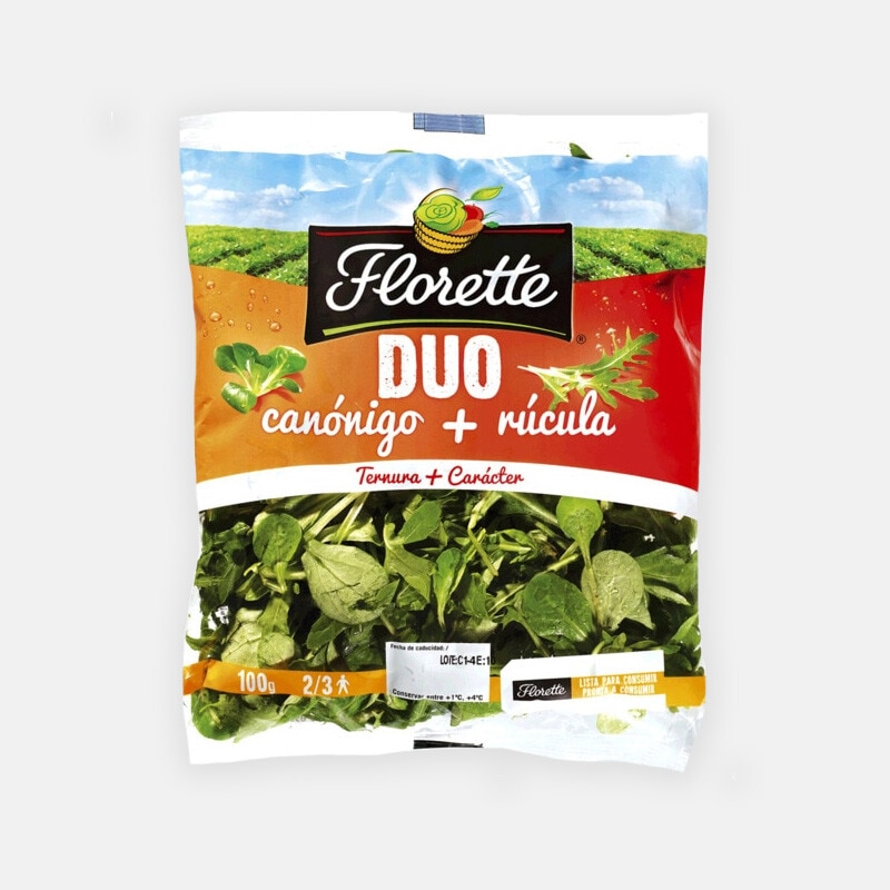 Florette Salada Canónigos + Rúcula embalagem 100 g