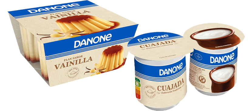 DANONE Postres distintas variedades y formatos