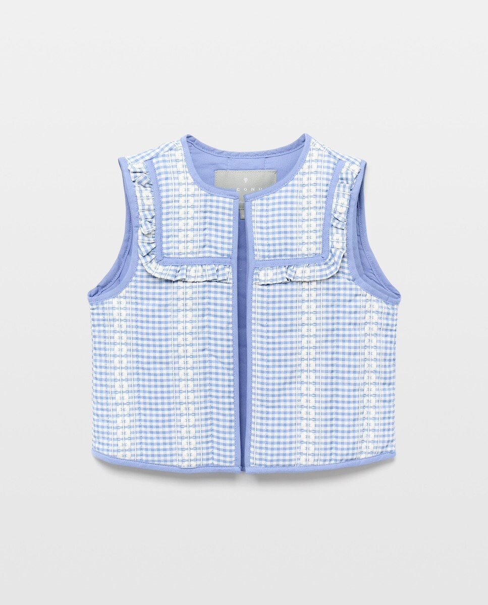 Imagem 0 de Colete Vichy com Bordado