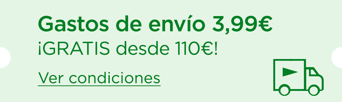 Ahora envío 4€ \| GRATIS desde 110€