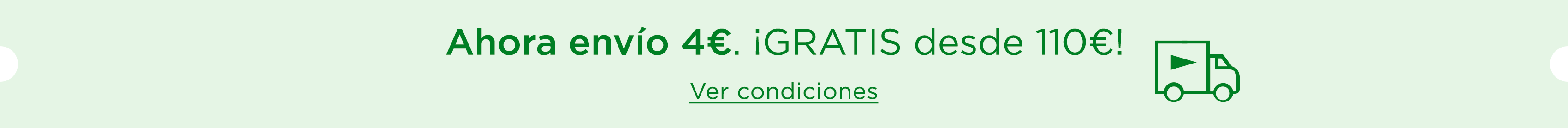 Ahora envío 4€ | GRATIS desde 110€.