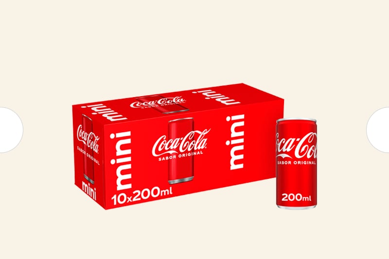 Lleva 2 packs de Coca-Cola 10x20 cl por 10,39€