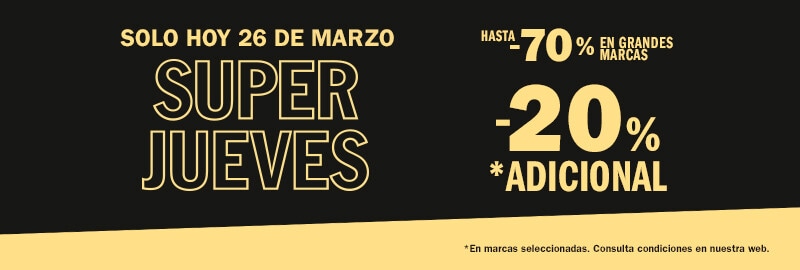 Superjueves -20% adicional