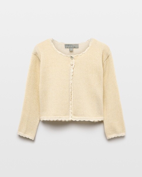 Imagem 0 de Casaco com Efeito de Fio Metalizado