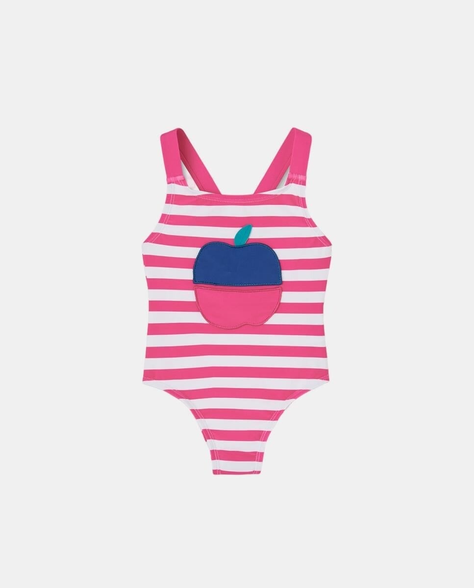 Imagem 0 de Fato de Banho de Poliamida às Riscas