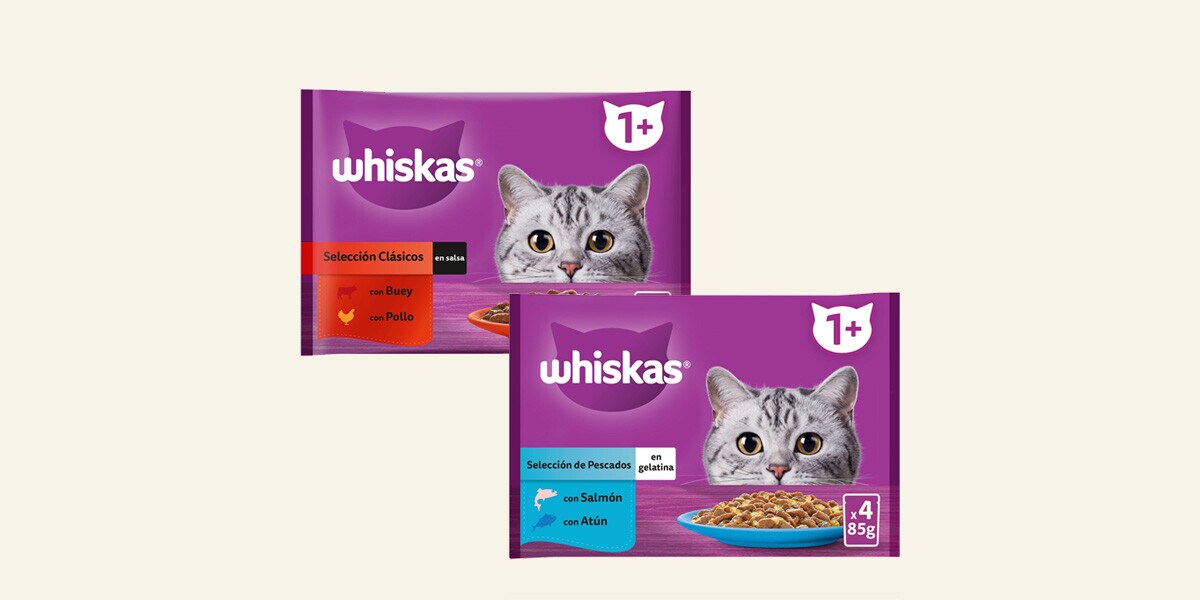 Comida húmeda para gatos Whiskas
