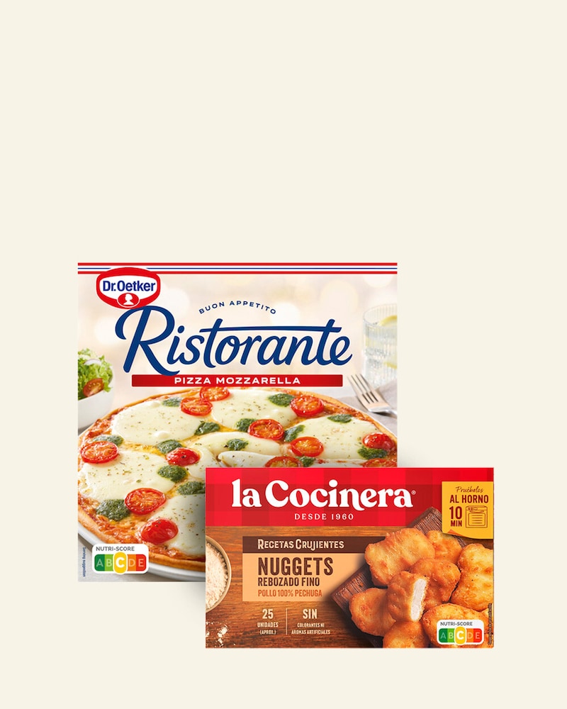 Pizzas y precocinados congelados