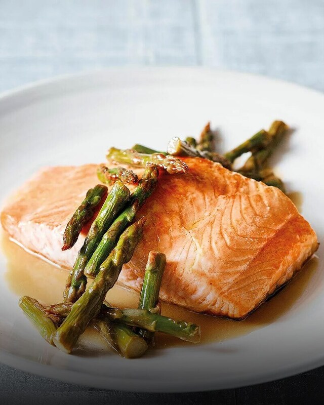 Salmón a la plancha