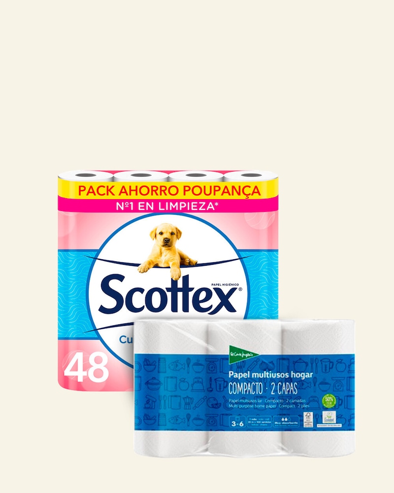 Papel higiénico, de cocina y pañuelos