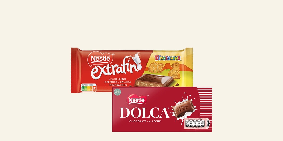 Tabletas de chocolate Nestlé