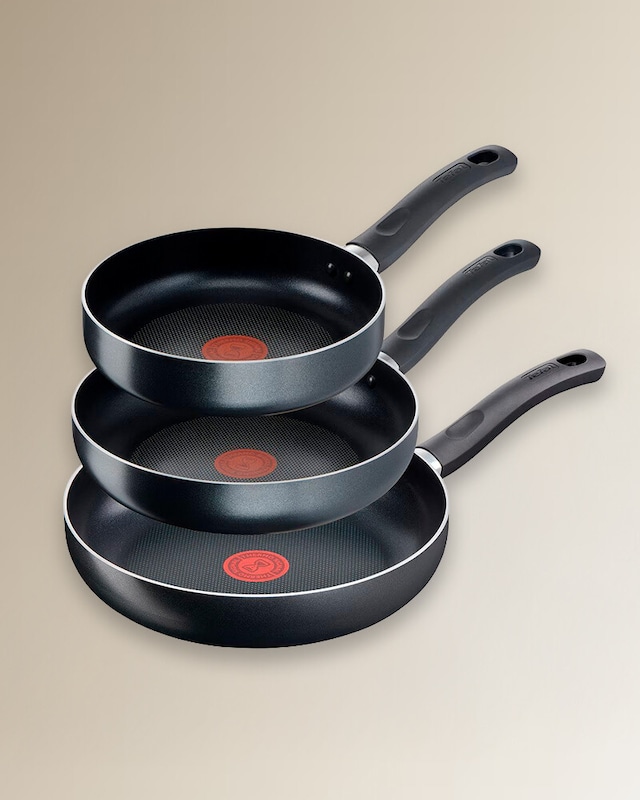 Set de 3 sartenes de aluminio Easy Cook Tefal