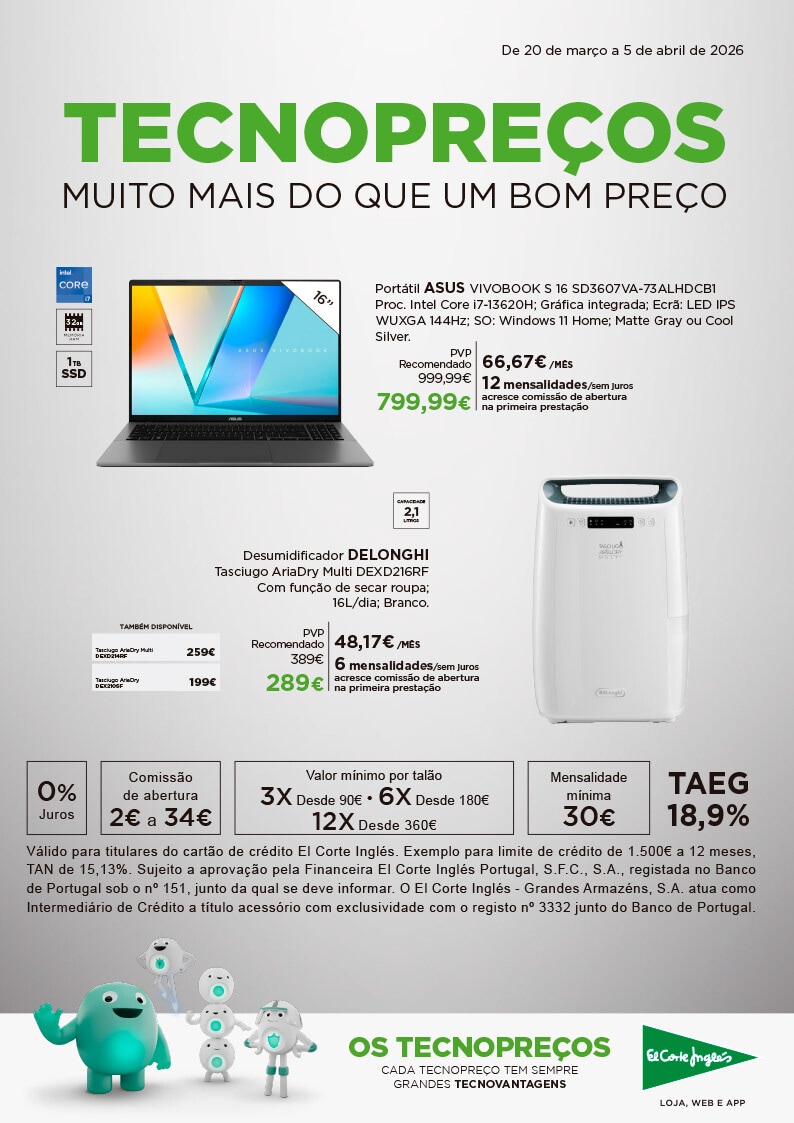 Tecnopreços até -40%
