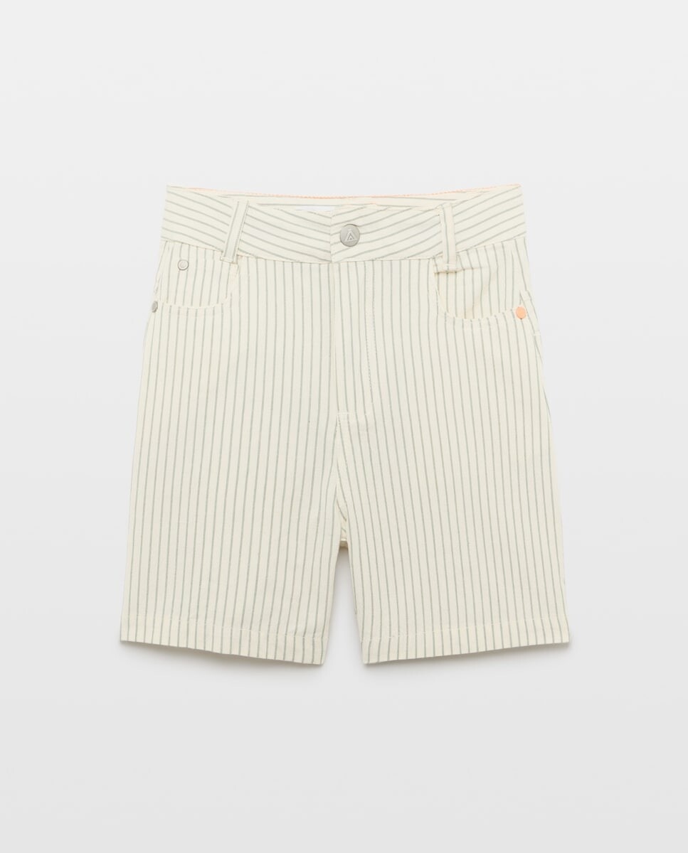 Imagem 0 de Bermudas de Sarja às Riscas